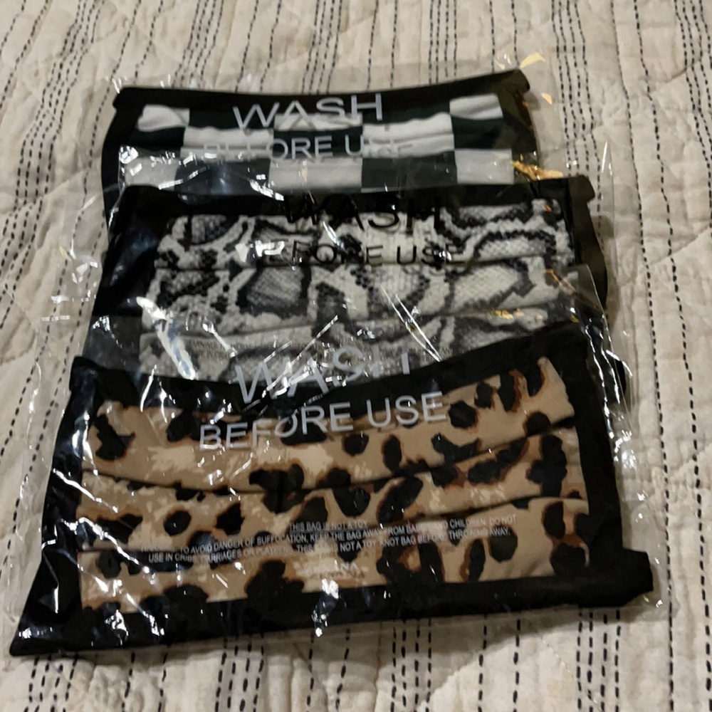 3 pack face masks individually wrapped
